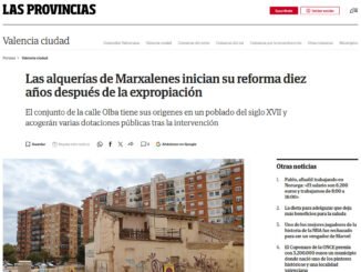 Alquerías Marxalenes inician su reforma